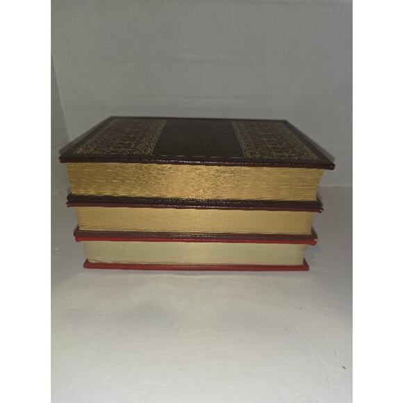 Franklin Library lot of 3 Leather Faulkner Hill of Summer Depths of Glory SIGNED - Picture 4 of 13